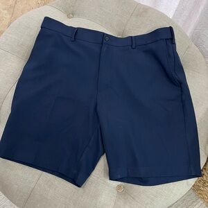 NWOT Grand Slam Men's Navy Flat Front Golf Shorts